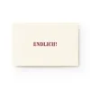 Birthday card - greeting card "Endlich!"