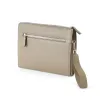 Adri Zip Pouch – Taupe Leather - 2
