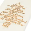 Christmas card tree with writing white/gold laid paper - 2