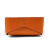 Pen Tray Stitch, leather, wide, orange - 5