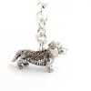 Key chain Dachshund, 925 sterling silver - 2