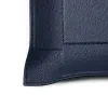 Valet tray square, leather, 15 x 15 cm, dark blue - 2