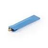 Pen case for 1 writing instrument, cowhide leather, Racing Blue - 2