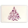 Christmas card fairy tale laid paper