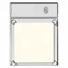 El Casco M671 Sticky Note Holder, chrome - 3