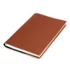 Book cover for DIN A4 books, smooth leather, brandy - 4