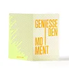 Greeting Card "Genieße den Moment" Lines	  - 2