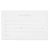 Greeting card invitiation BlancBlanc