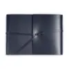 Photo Album, 25 pages, leather cover, 20.5x15 cm, dark blue