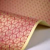 Wrapping paper bamboo gold 50   x 70 cm, 3 sheets - 2