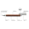 Faber-Castell Ambition Walnut Fountain Pen, M nib - 2