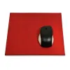 Mouse pad, leather, 28.0 x 25.0 cm, red - 3