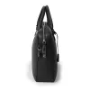 Briefcase Adri, leather, black - 3