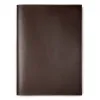 Book cover for DIN A4 books, Dolce leather, dark brown