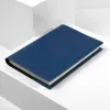 Book cover for DIN A5 books, leather Dolce, blue - 5