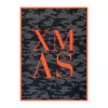 Wrapping paper camouflage xmas 50 x 70 cm, 3 sheets