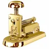 El Casco Desk Stapler M5, gold-plated with felt