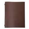 Ring Binder, A4, 4-ring mechanism, leather, dark brown