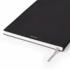 Notebook A4, linen, Black, blank - 3