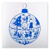 Blue Fairy Lights Christmas Card