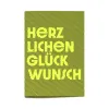 Greeting Card "Herzlichen Glückwunsch" Glow 