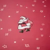 Wrapping paper little santa red 50 x 70 cm, 3 sheets - 3
