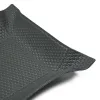 Valet tray square, leather woven look, 20 x 20 cm, dark grey - 4