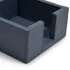 Note Box, leather, square, dark blue - 2