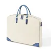 Dress Carrier Porto Cervo, leather/blue canvas