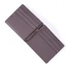 Card Wallet w. Money Clip, 6 cc, Koll. 1977, leather, brown - 2