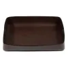 Desk Organiser Tray Stitch, A4, leather, dark brown