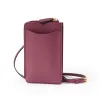 Adri Leather Crossbody Bag – Aubergine