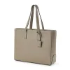 Business Shopper Tote Bag – Taupe Leather