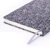 Notebook A5, leather, Blue Bamboo, dotted - 2
