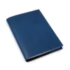 Book cover for DIN A5 books, leather Dolce, blue - 2