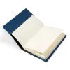 Book cover for DIN A5 books, leather Dolce, blue - 3