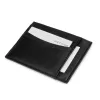 Card Wallet, 8 cc, nappa leather, flat, black - 2