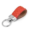 Key Ring, python leather, rosso - 4