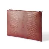 Leather Laptop Sleeve – Garnet Red