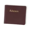 Adressbuch Ausgabe No. 21 Kunstleder TeBeskin granat-bordeaux