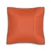 Valet tray square, leather, 15 x 15 cm, mango