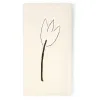 Greeting card tulip laid paper