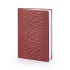 Notebook A5, leather, Garnet, ruled