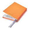 Weekly Planner 8-Days-a-Week 2027 - Week on 2 Pages - Leather - Orange - 8.5 x 14 cm - 2