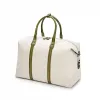 Travel Bag Porto Cervo, leather, olive green