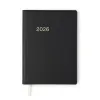 Edition 16 weekly calendar 2026 faux leather TeBeskin black