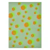 Wrapping paper Eclipse green/orange/mint 50 x 70 cm, 3 sheets - 4