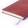 Notebook A5, leather, Garnet, blank - 2