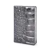 Weekly Planner 8-Days-a-Week 2027 - Week on 2 Pages - Leather - Wild Black - 8.5 x 14 cm