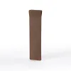 Pen case for 1 writing instrument, cowhide leather, tobacco
